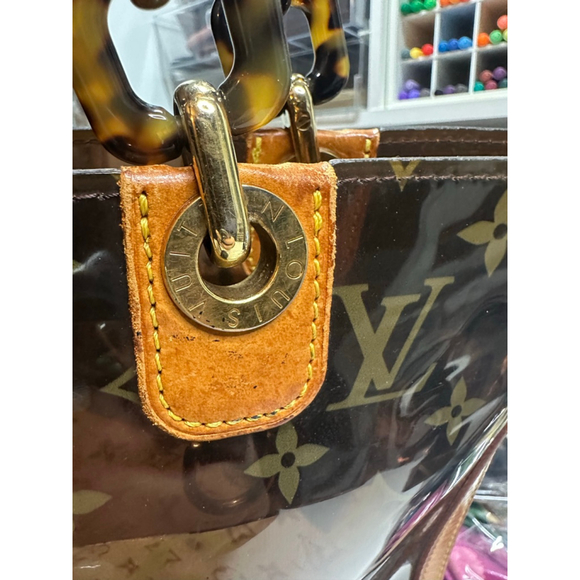 Women's Louis Vuitton Tote Bag One Size Brown Tan - Picture 13 of 16